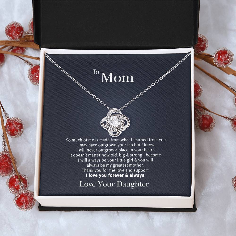 Learned From You Love Knot Necklace