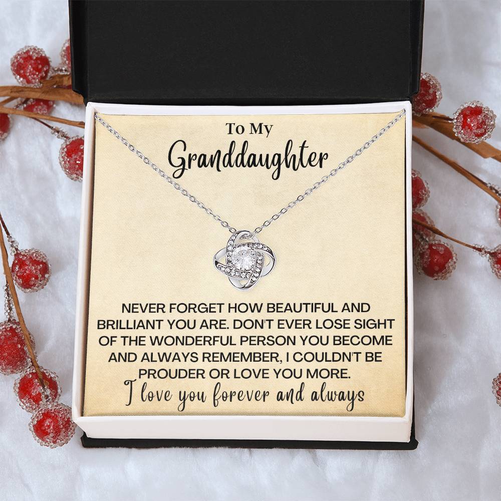 Just To Say I Love You  Gd Love Knot Necklace
