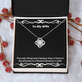 Almost Gone The  - Funny Gag Gifts For Badas Love Knot Necklace