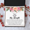Long Distance Relationship Gift Gift For Girlfriend 1 Year Anniversary Gift For Girlfriend Necklace Jewelry With Message Card  Love Knot Necklace
