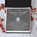 To Our Daughter Graduation Gift Necklace Graduation Gift For Daughter From Mom A Love Knot Necklace