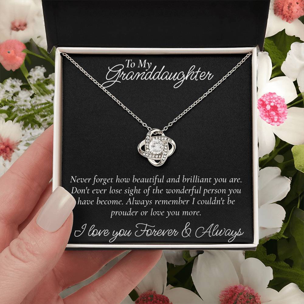 Happy Birthday Or Just To Say I Love You -  Love Knot Necklace