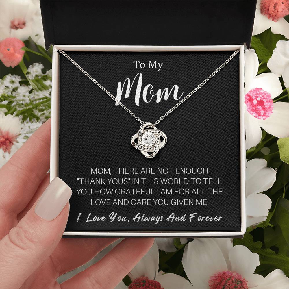 Mother's Day Happy Birthday Or Just To Say I Love You Mom Love Knott Necklace - 20 Love Knot Necklace