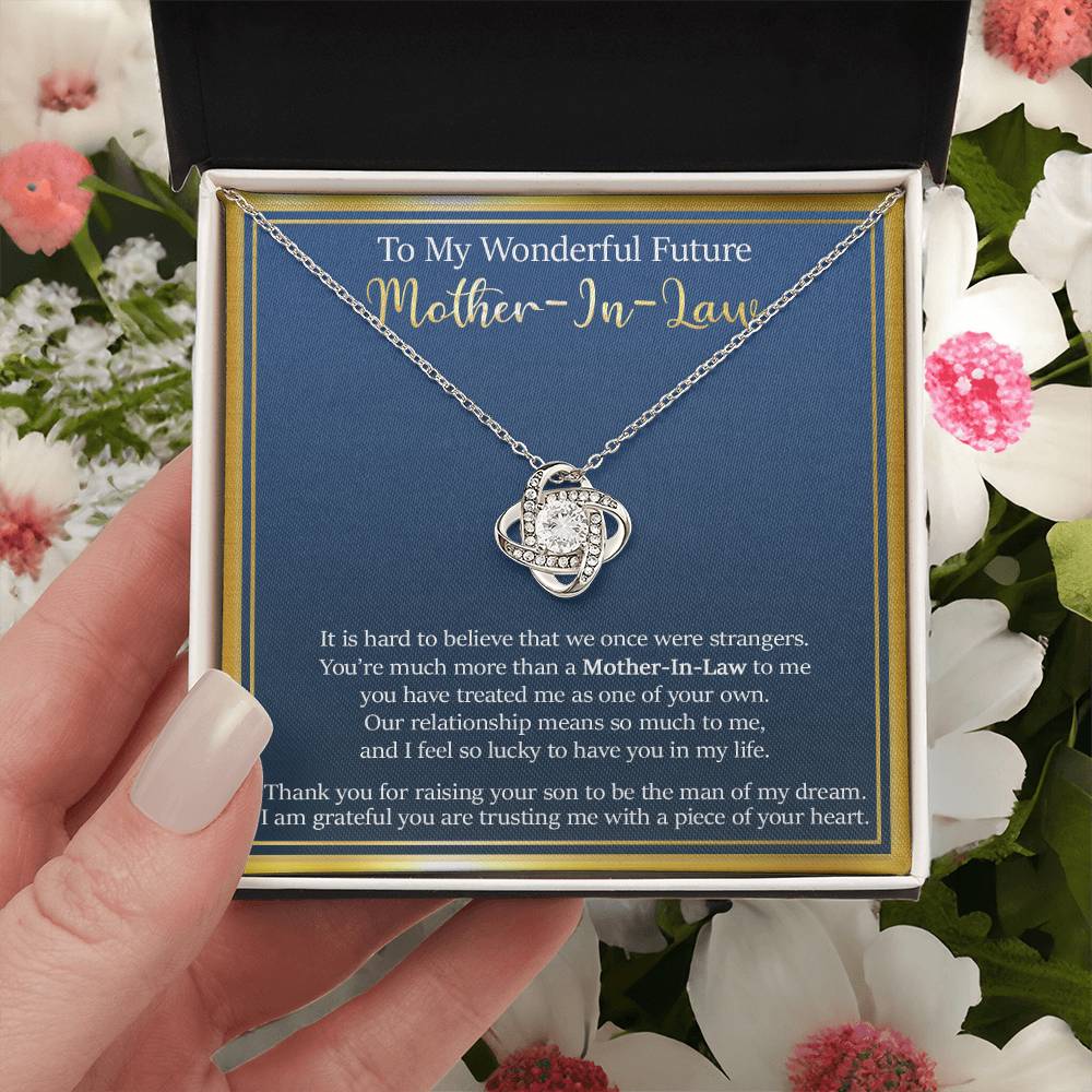 Gift For Future Mother-In-Law - So Lucky - Love Knot Love Knot Necklace