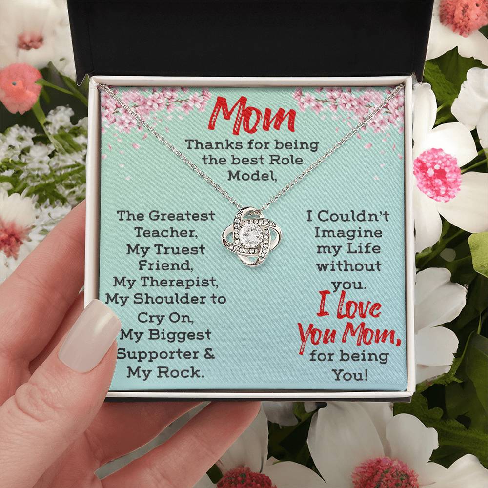 Exclusive Necklace Gift For Mom Love Knot Necklace