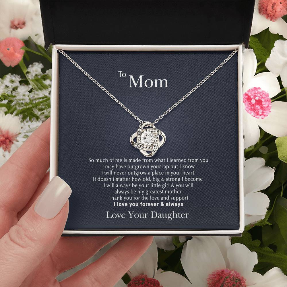 Learned From You Love Knot Necklace