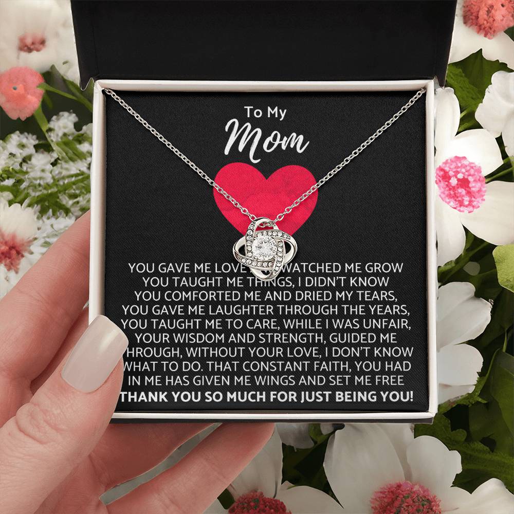 Premium Mother's Day Necklace Customize Gift For Your Loving Mom! ❤️ 2 Love Knot Necklace