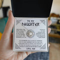 To My Daughter - When I Asked Odin For A Valkyrie, He Sent Me You - Love Knot Necklace