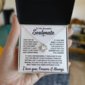 Beautiful Soulmate Gift, My Last Everything Love Knot Necklace