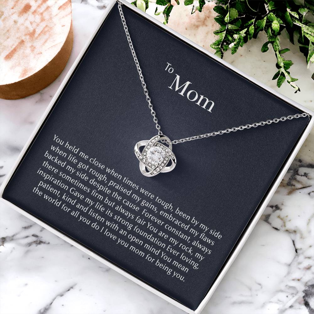 Forever Constant Love Knot Necklace
