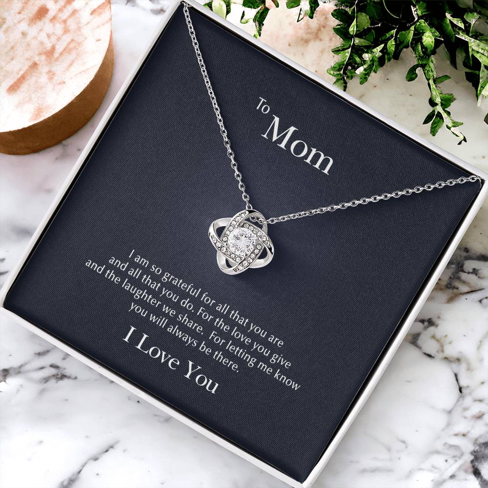 All That You Are Love Knot Necklace