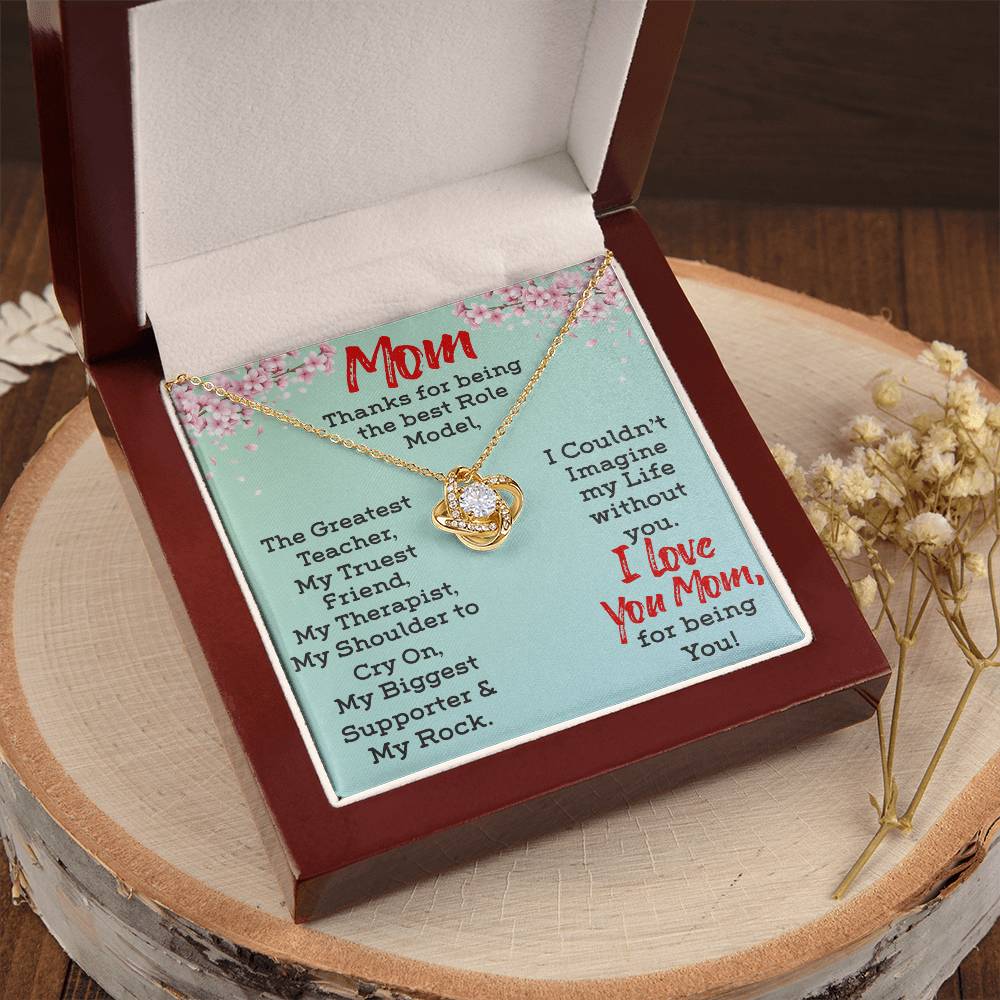 Exclusive Necklace Gift For Mom Love Knot Necklace