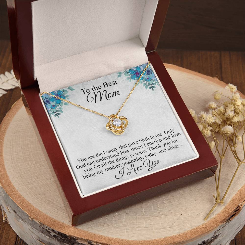Mothers Day Gift Idea Mothers Day Necklaces For Mom From Daughter Mothers Day Gift From Daughter Gifts For Mom Birthday Gift From Son 1 Love Knot Necklace