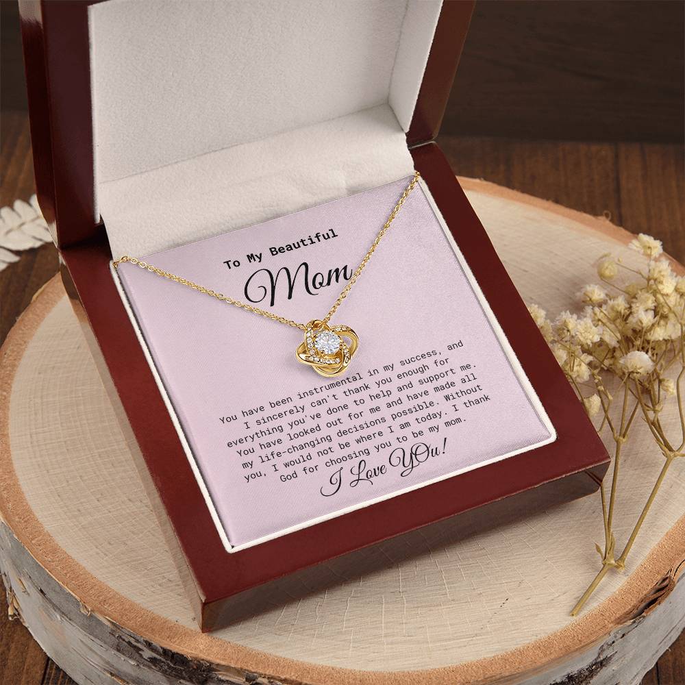 Necklace For Mom - Love Knot Love Knot Necklace