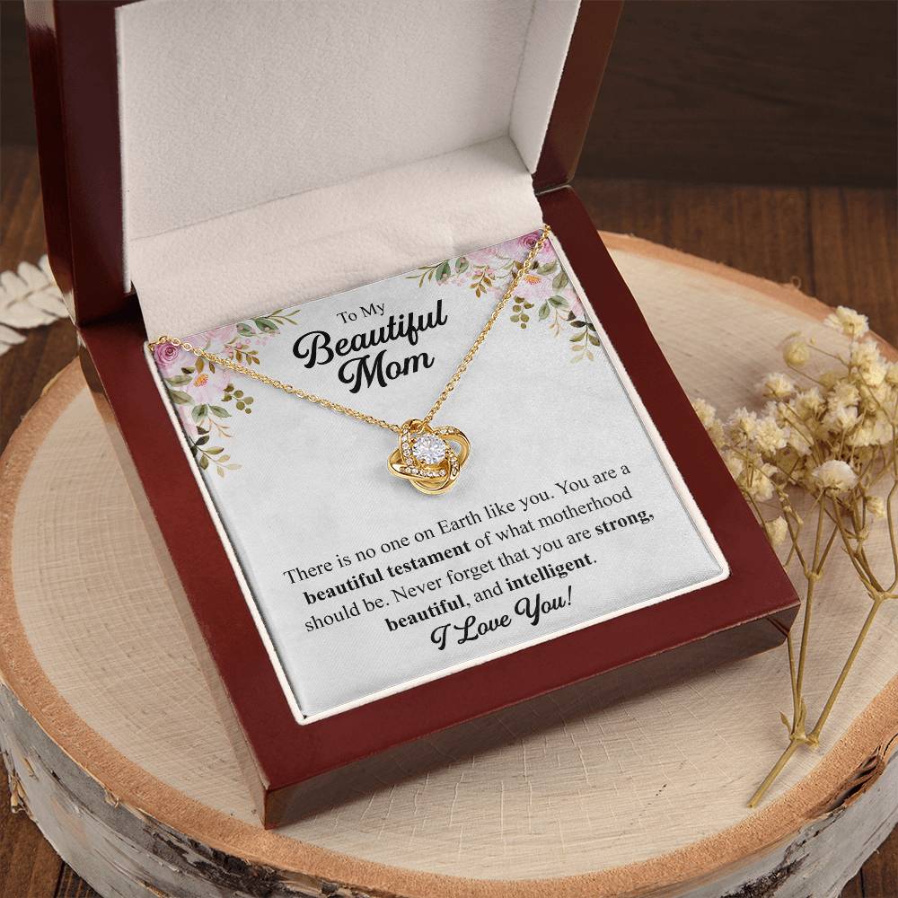 Mothers Day Gift From Daughter Mother Of The Groom Gift From Son Presents For Mom Birthday Sentimental Jewelry Necklace For Mom 3 Love Knot Necklace