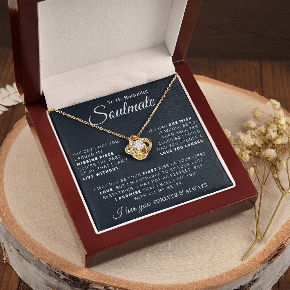Soulmate - My Missing Pi Love Knot Necklace