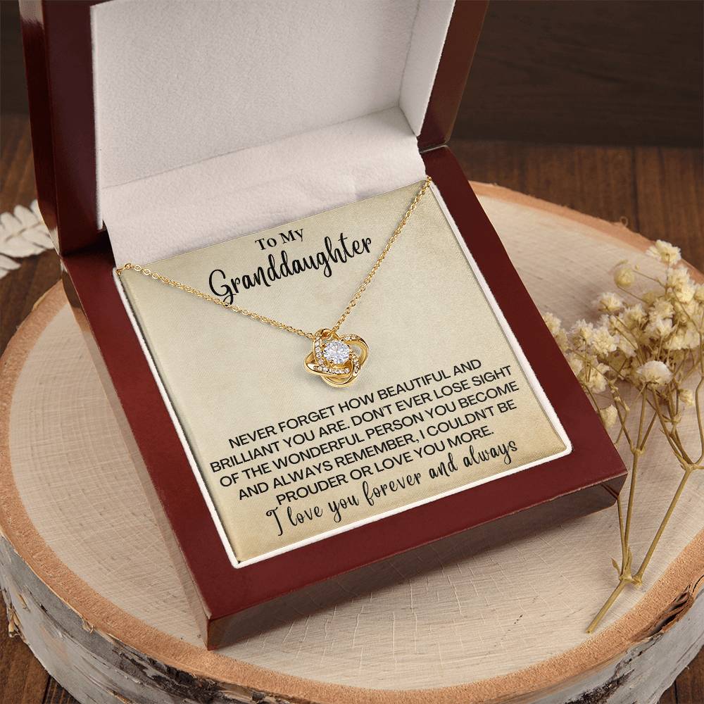 Just To Say I Love You  Gd Love Knot Necklace