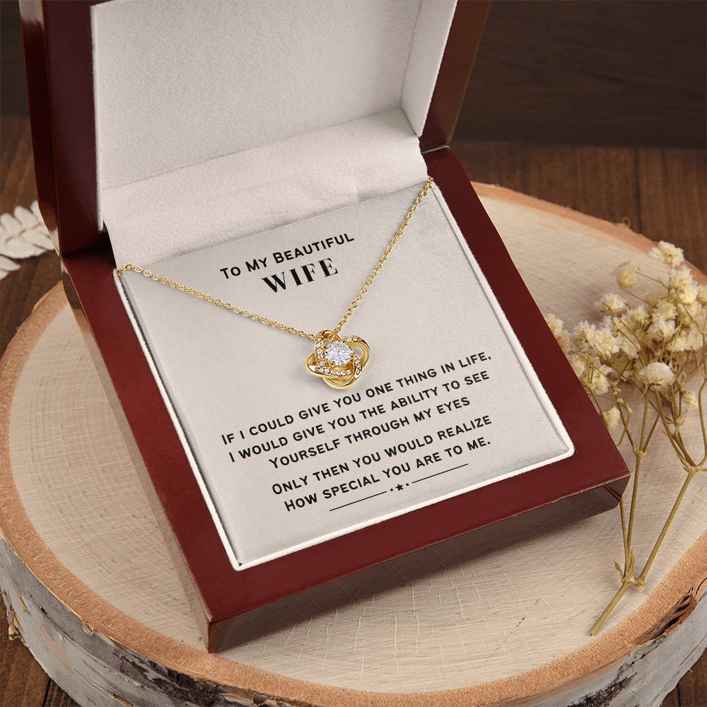How Special Y Love Knot Necklace