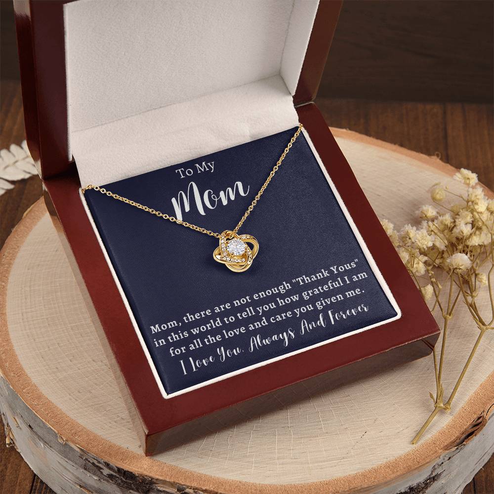 Mother's Day Or Just To Say I Love  Love Knot Necklace