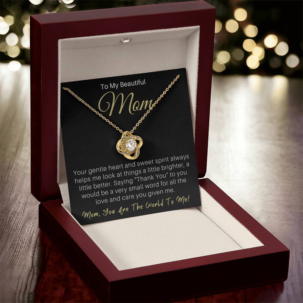 The Beautiful Necklace Gift For Mom On Every Occasion - Love Knott Necklace - 14 Love Knot Necklace