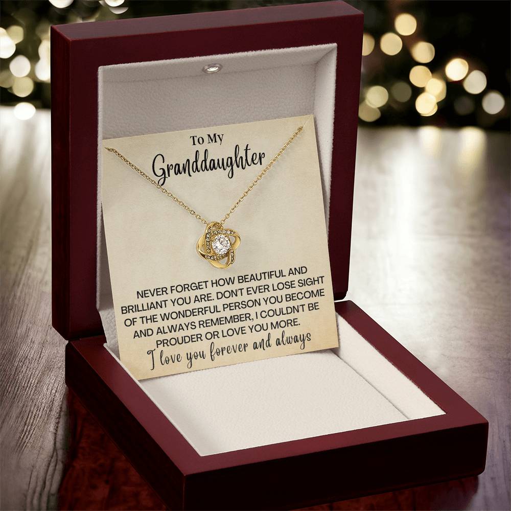Just To Say I Love You  Gd Love Knot Necklace