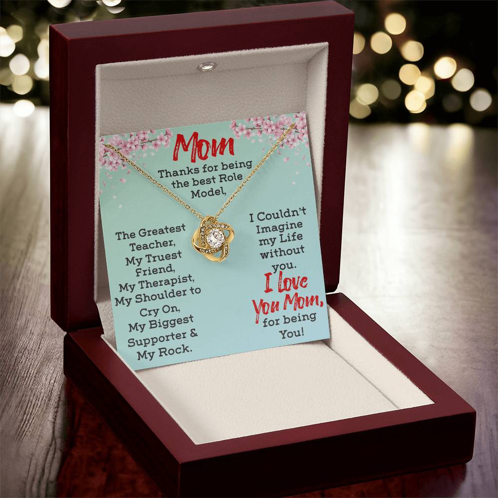 Exclusive Necklace Gift For Mom Love Knot Necklace