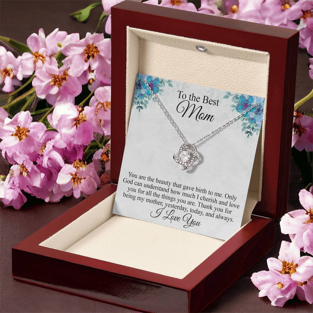 Mothers Day Gift Idea Mothers Day Necklaces For Mom From Daughter Mothers Day Gift From Daughter Gifts For Mom Birthday Gift From Son 1 Love Knot Necklace