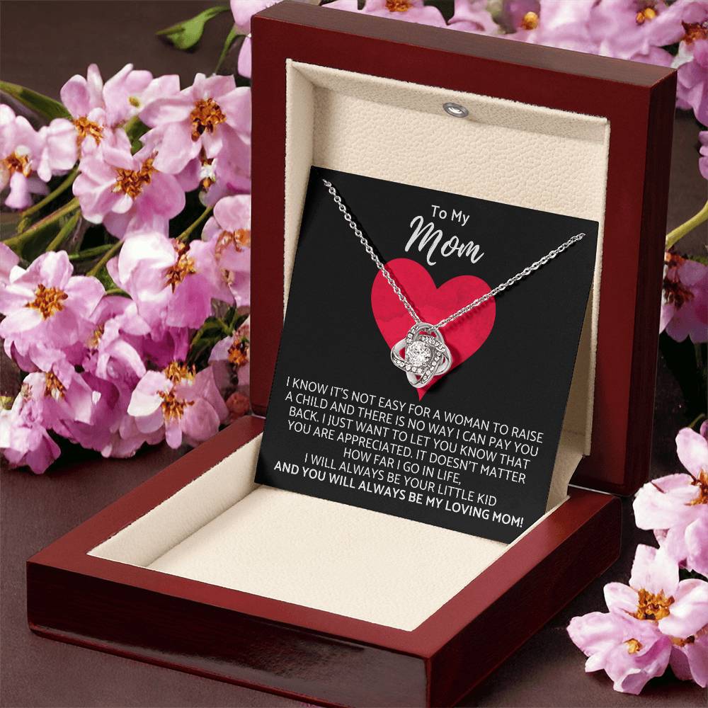 Premium Mother's Day Necklace Customize Gift For Your Loving Mom! ❤️ Love Knot Necklace