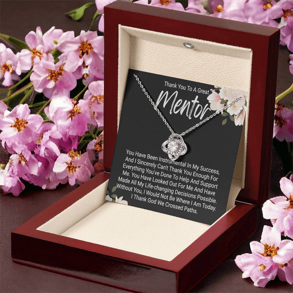 Mentor Gift - Love Knot Necklace Love Knot Necklace
