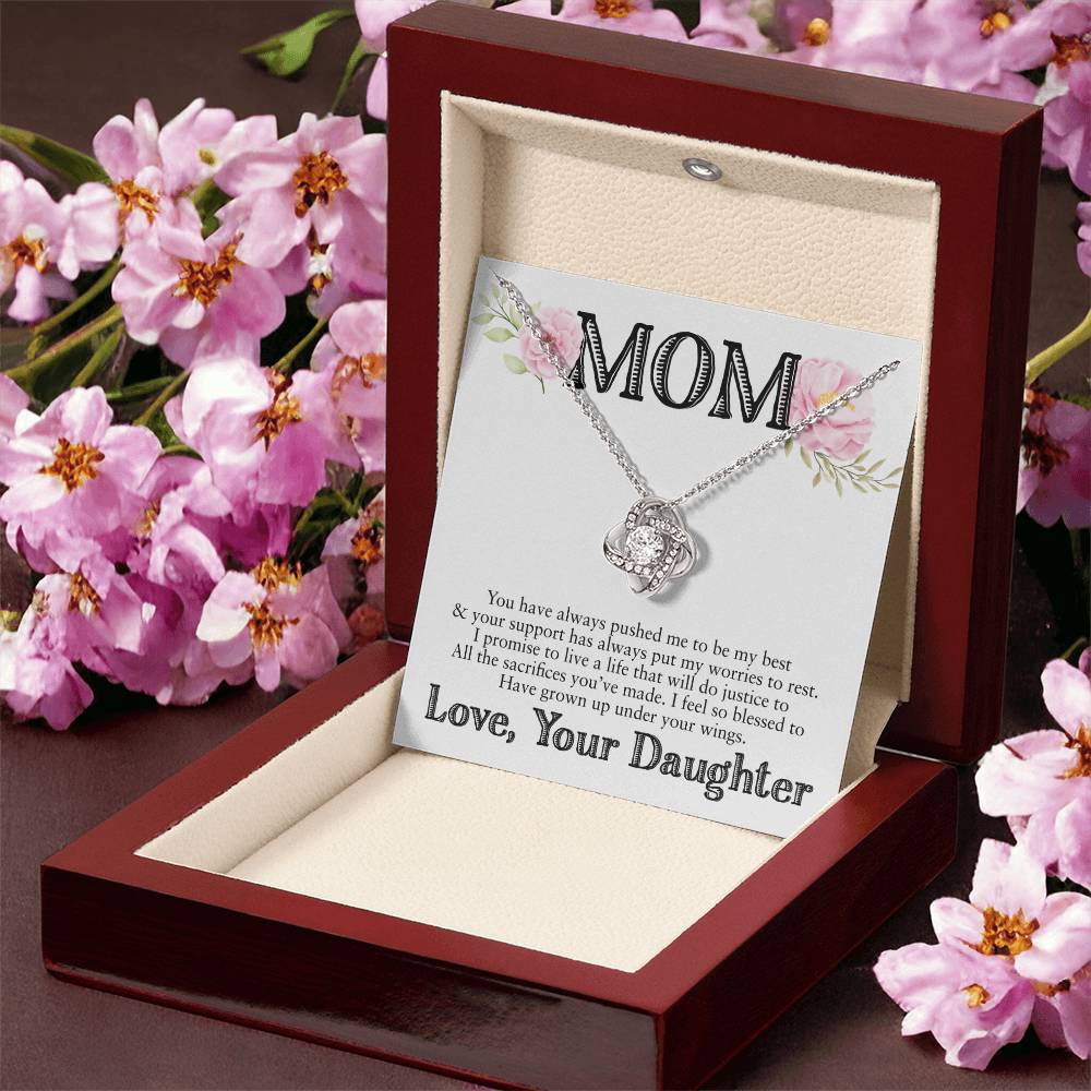 Gift For Mom - Love Knot Necklace 4 Love Knot Necklace