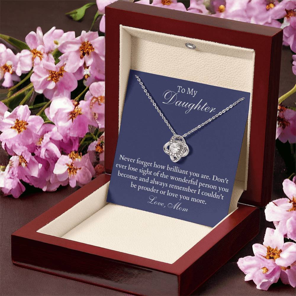 Happy Birthday Or Just To Say I Love You -  - Love Knot Necklace
