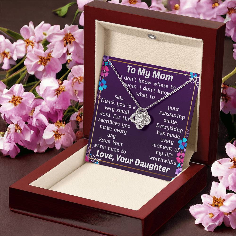 The Unique Necklace Gift For Love Love Knot Necklace