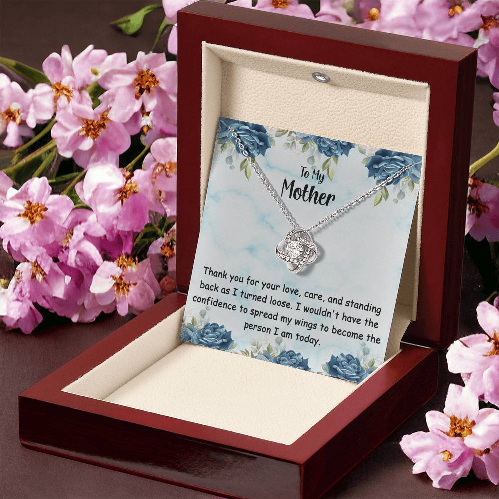 Mother's Day Happy Birthday Or Just To Say Thank You Mom -18 Love Knot Necklace