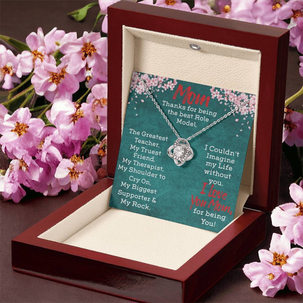 Necklace Gift For Mom Love Knot Necklace
