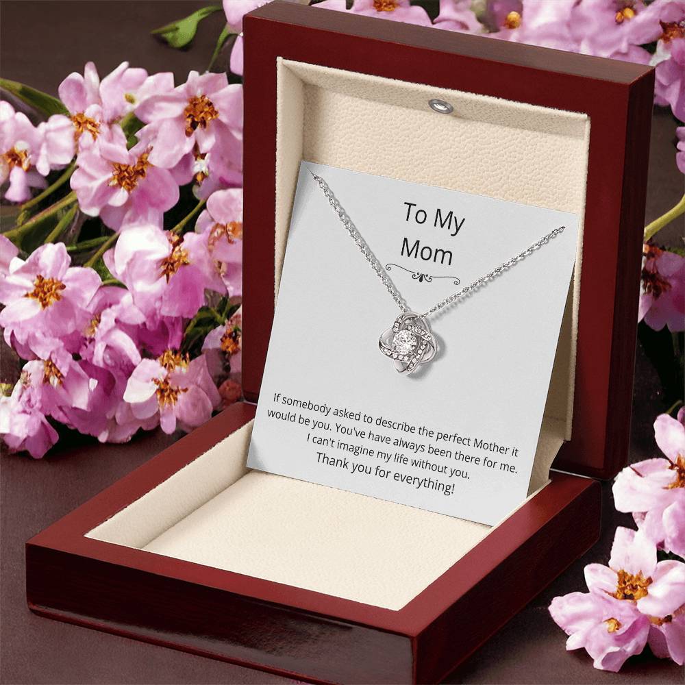 To My Mom Love Knot Necklace 02 Love Knot Necklace