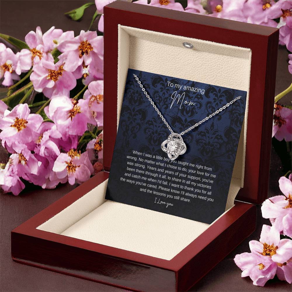 To My Amazing Mom - Loveknotnecklace Love Knot Necklace