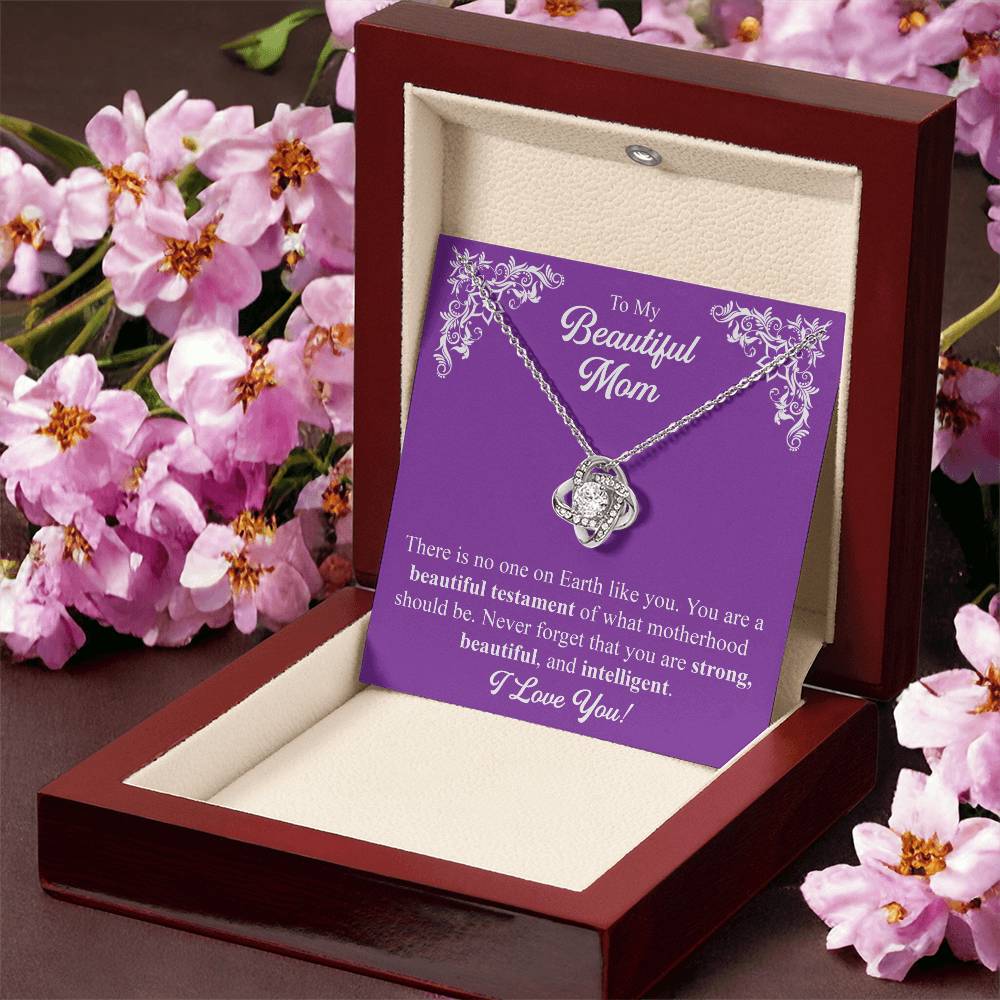 Mothers Day Gift From Daughter Mother Of The Groom Gift From Son Presents For Mom Birthday Sentimental Jewelry Necklace For Mom 4 Love Knot Necklace