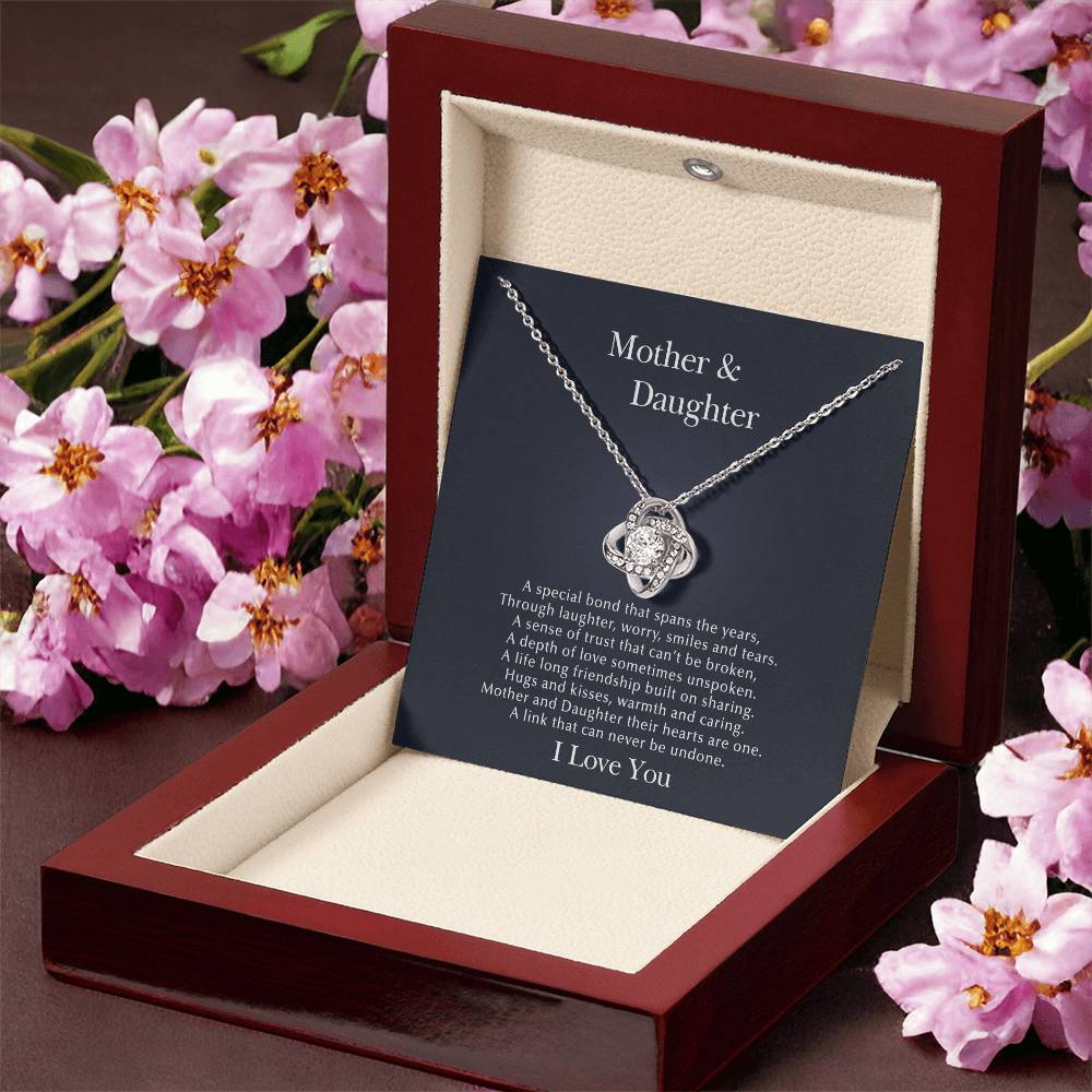 Mother & Daughter Specia Love Knot Necklace