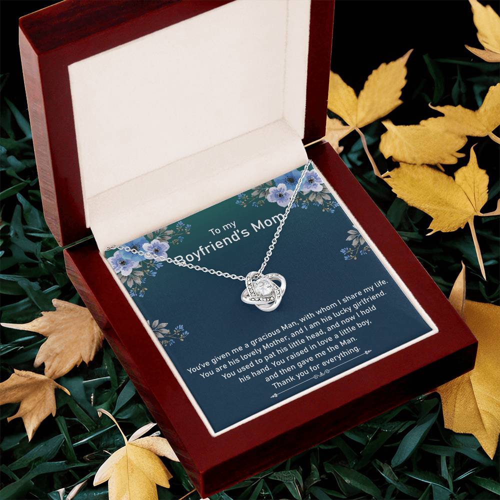 Almost Sold Out To My Boyfriend's Mom - Love Knot Necklace Love Knot Necklace