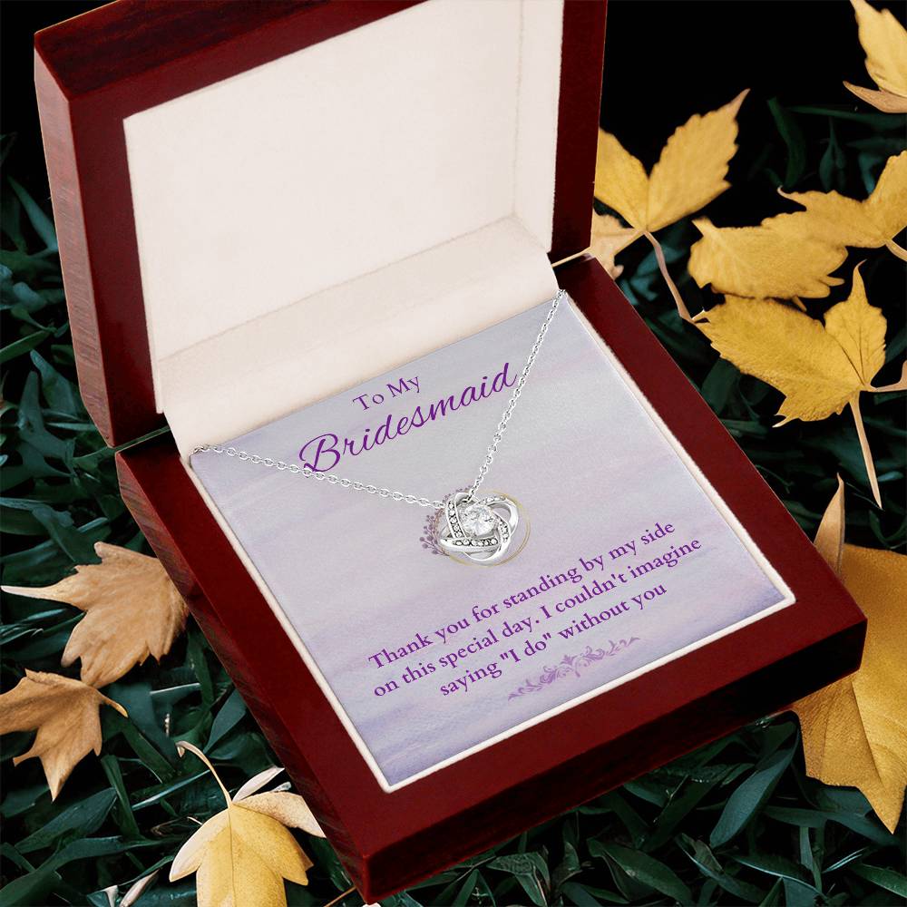 Bridesmaid v1 - Love Knot Necklace