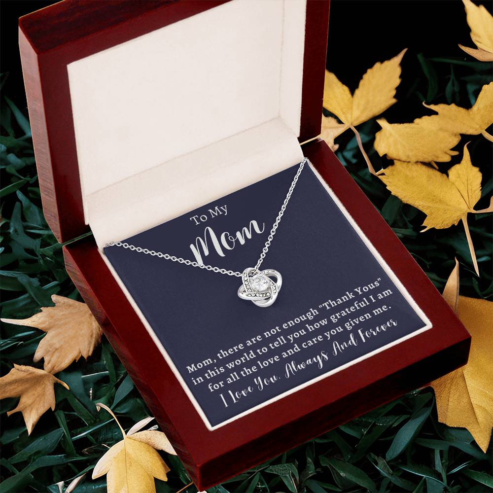 Mother's Day Or Just To Say I Love  Love Knot Necklace