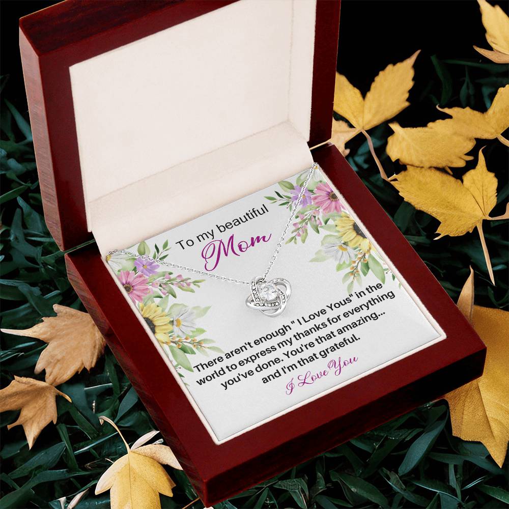Mother's Day Happy Birthday Or Just To Say I Love You - 17 Love Knot Necklace