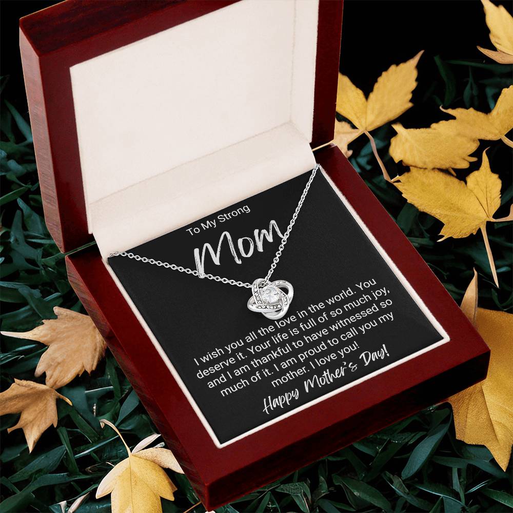 Mother's Day Gift For Mom - Love Knot Necklace Love Knot Necklace