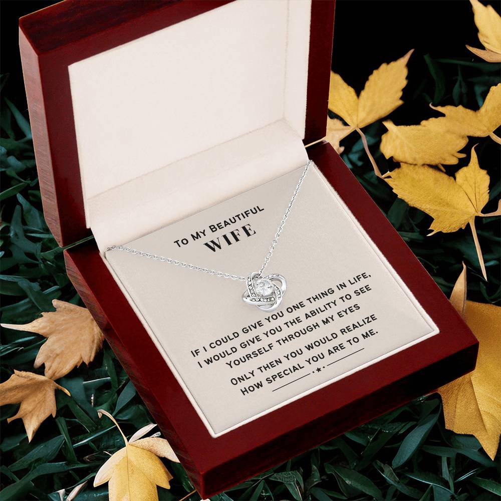 How Special Y Love Knot Necklace
