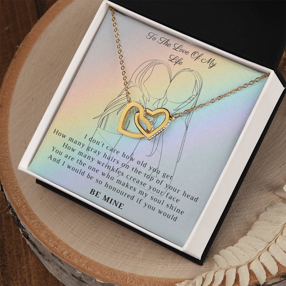 Love Of My Life Interlocking Heart Necklace Interlocking Hearts Necklace