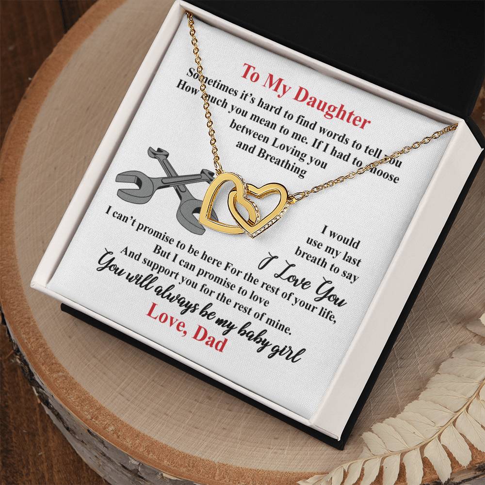 Mechanic'S Daughter - Interlocking Heart Necklace Interlocking Hearts Necklace