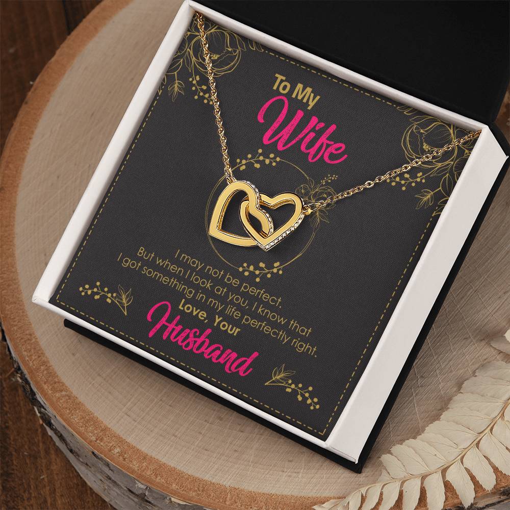 Perfectly Right Wife! Exclusive Necklace! Interlocking Hearts Necklace
