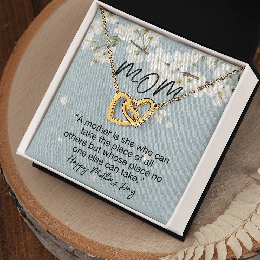 Gift For Mom From Daughter On Mother'S Day Gift For Mom On Mothers Day 2021 Gift Guide For Mom Gift Ideas For Mom Interlocking Hearts Necklace