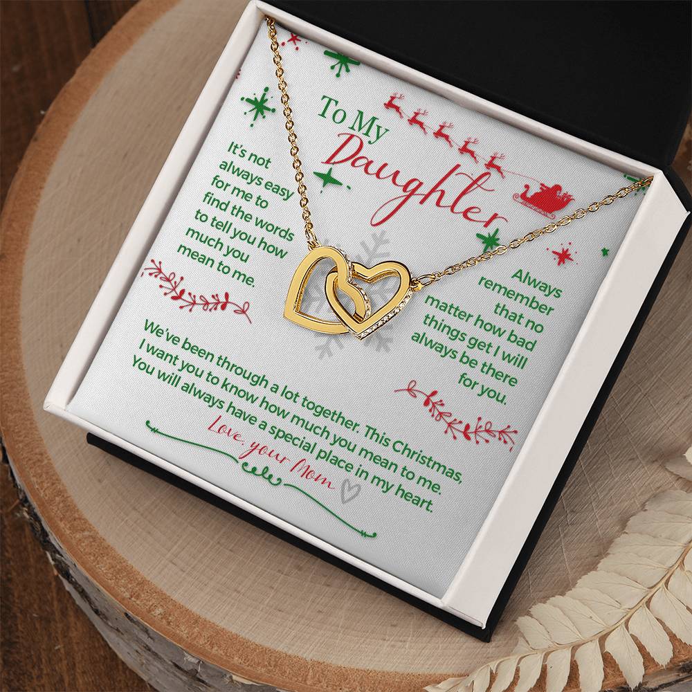 This Christmas I Want You To Know. - Interlocking Hearts Necklace