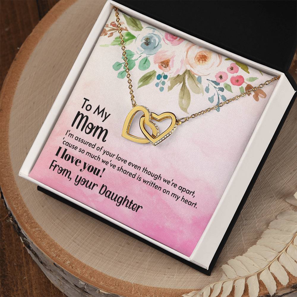 Mothers Day Gift From Daughter Son - Mother Necklace Gifts For Mom Mom Necklace Interlocking Hearts Interlocking Hearts Necklace